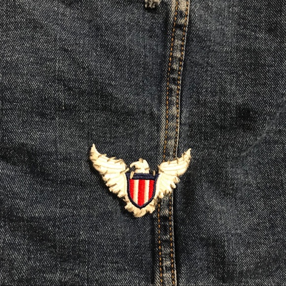 Free People Cypress Jean Vest, w/ Sweater Sleeves - Picture 4 of 5